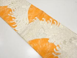 アンティーク　乱菊模様織り出し袋帯（材料）